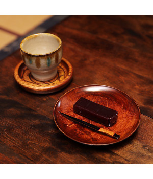 かえで拭漆150羽反プレート