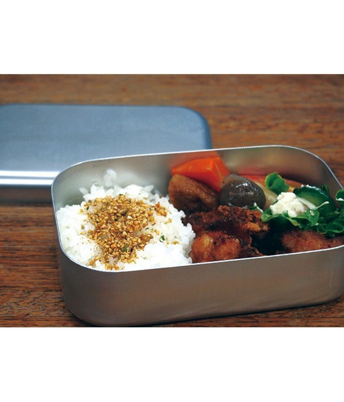 アルマイト弁当箱(シルバー-ONESIZE)