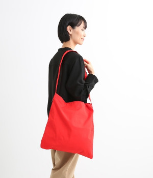 キャンバスフラットショルダー(レッド-ONESIZE)