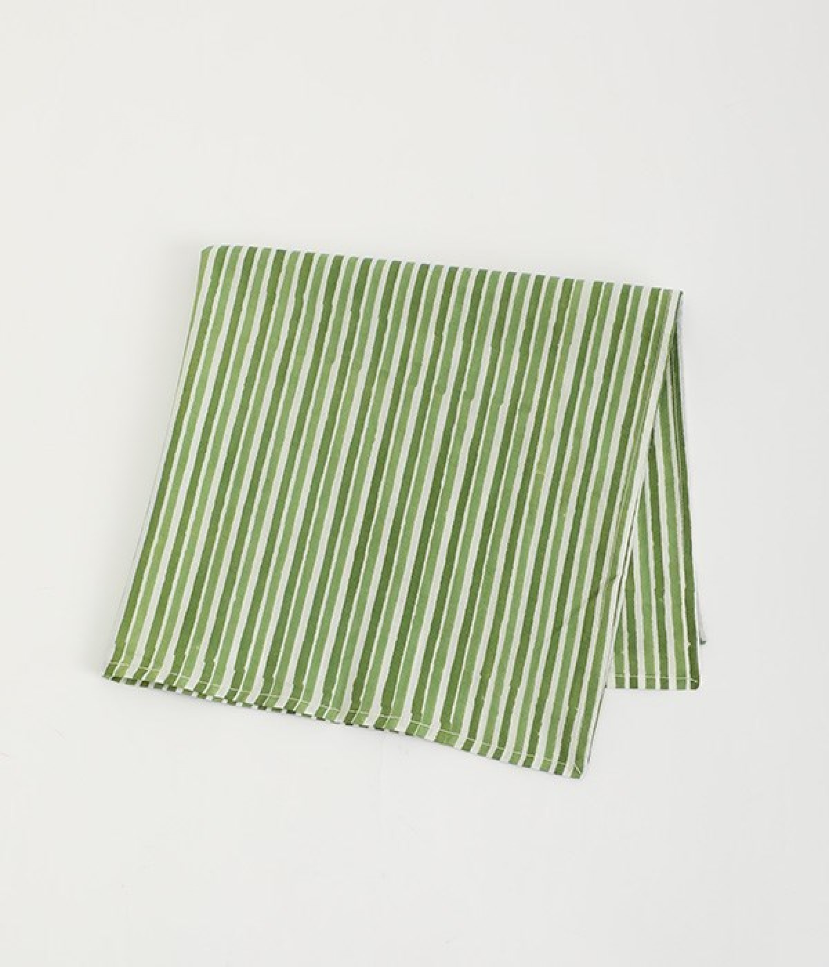 インド木版バンダナ(グリーン-ONESIZE)