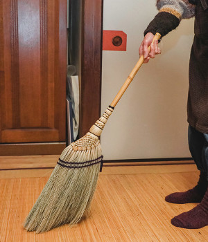 群馬袋ほうき　短(カラー1-ONESIZE)