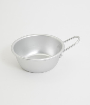 アルマイト手付マッコリカップ　13cm(シルバー-ONESIZE)