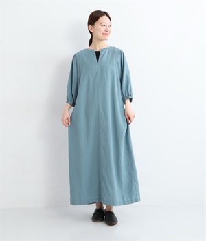 ドルマンスキッパーワンピース(ブルー-ONESIZE)