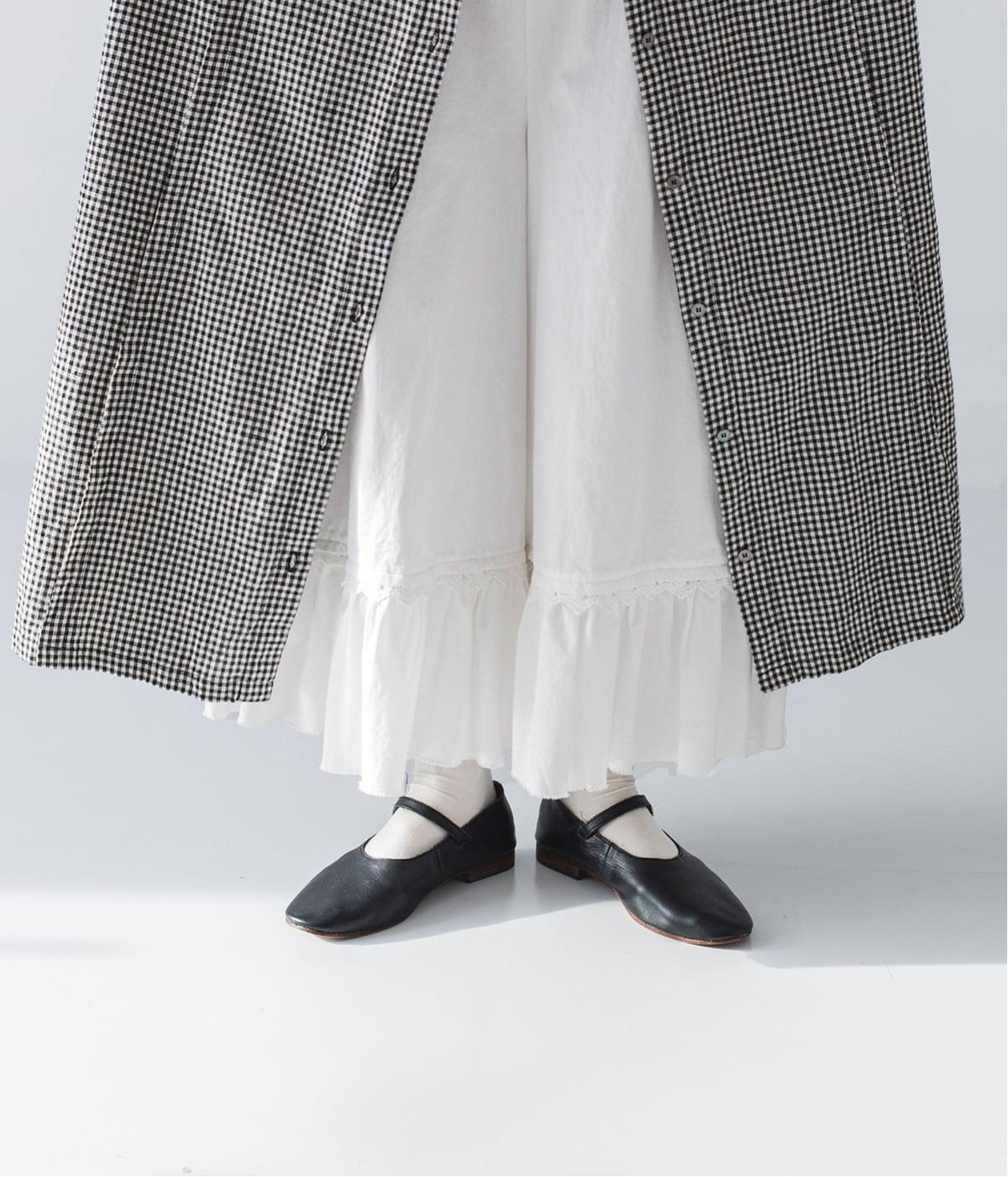 裾フリルぺチパンツ(ホワイト-F)