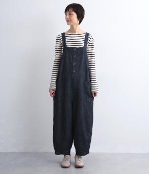 コットンリネンサロペット