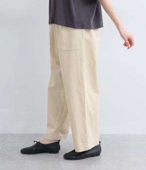 コットンリネン　楽ちんパンツ(ナチュラル-F)