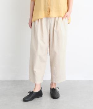 シーチングワッシャー　デイリーパンツ(ナチュラル-F)