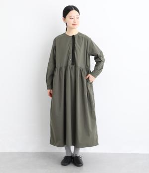 タイプライターフリルワンピース(チャコール-F)