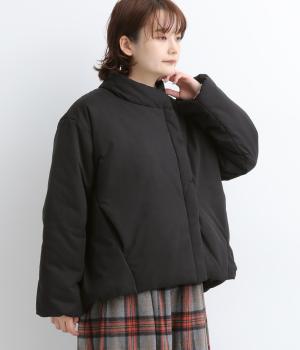 TCピーチ 中綿スタンドカラーブルゾン（ブラック・F）