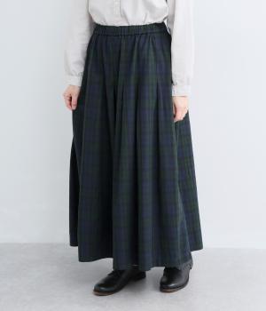 タックフレアパンツ(ブラックウォッチ-F)