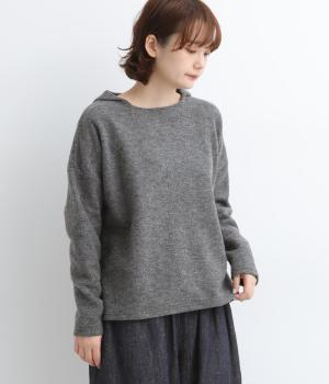 ブークレー セーラーカラープルオーバー（チャコール・F）