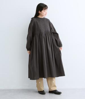 ソフトローンピンタック2wayワンピース（スミクロ・F）