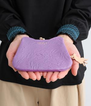 がま口 ミニウォレット(ラベンダー-F)