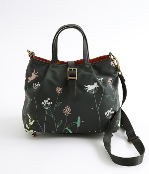 ネコ足　2wayショルダーバッグ(グレー-ONESIZE)