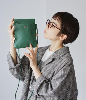 口バネサコッシュ(コバルトグリーン-F)