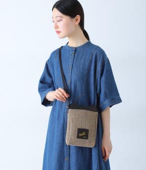 ラティスミニショルダー(ベージュ/ブラック-F)