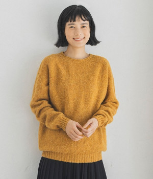 ウールクルーネックニットプルオーバー(CUMMIN-ONESIZE)