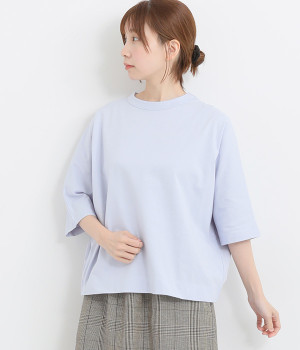Cloche　USコットン5分袖Tシャツ(ライトブルー-ONESIZE)