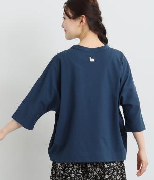 Cloche　USコットン5分袖Tシャツ(ダークターコイズ-ONESIZE)