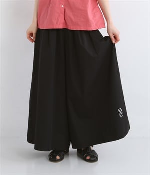 フレアーマキシパンツ(ブラック-ONESIZE)