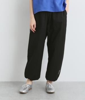 裾ドローストリングスパンツ(ブラック-ONESIZE)