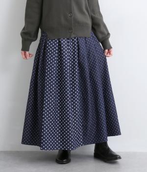 miscデニムドットプリントスカート(ドット-F)