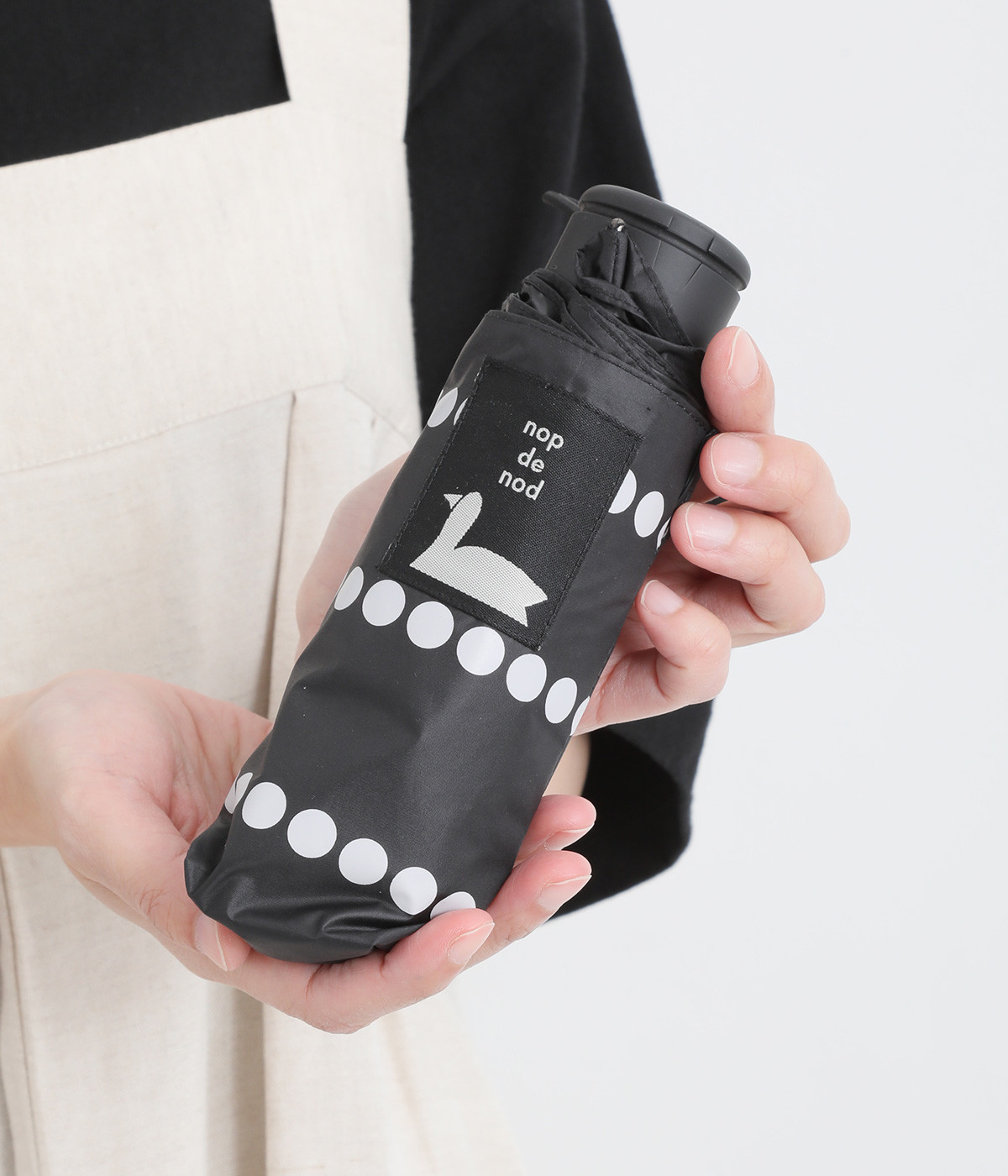 nopdenod晴雨兼用傘【アンブレラポルカ】(linepolka-ONESIZE)