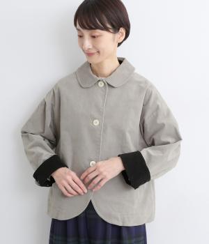 別珍カバーオールジャケット(ライトグレー-F)