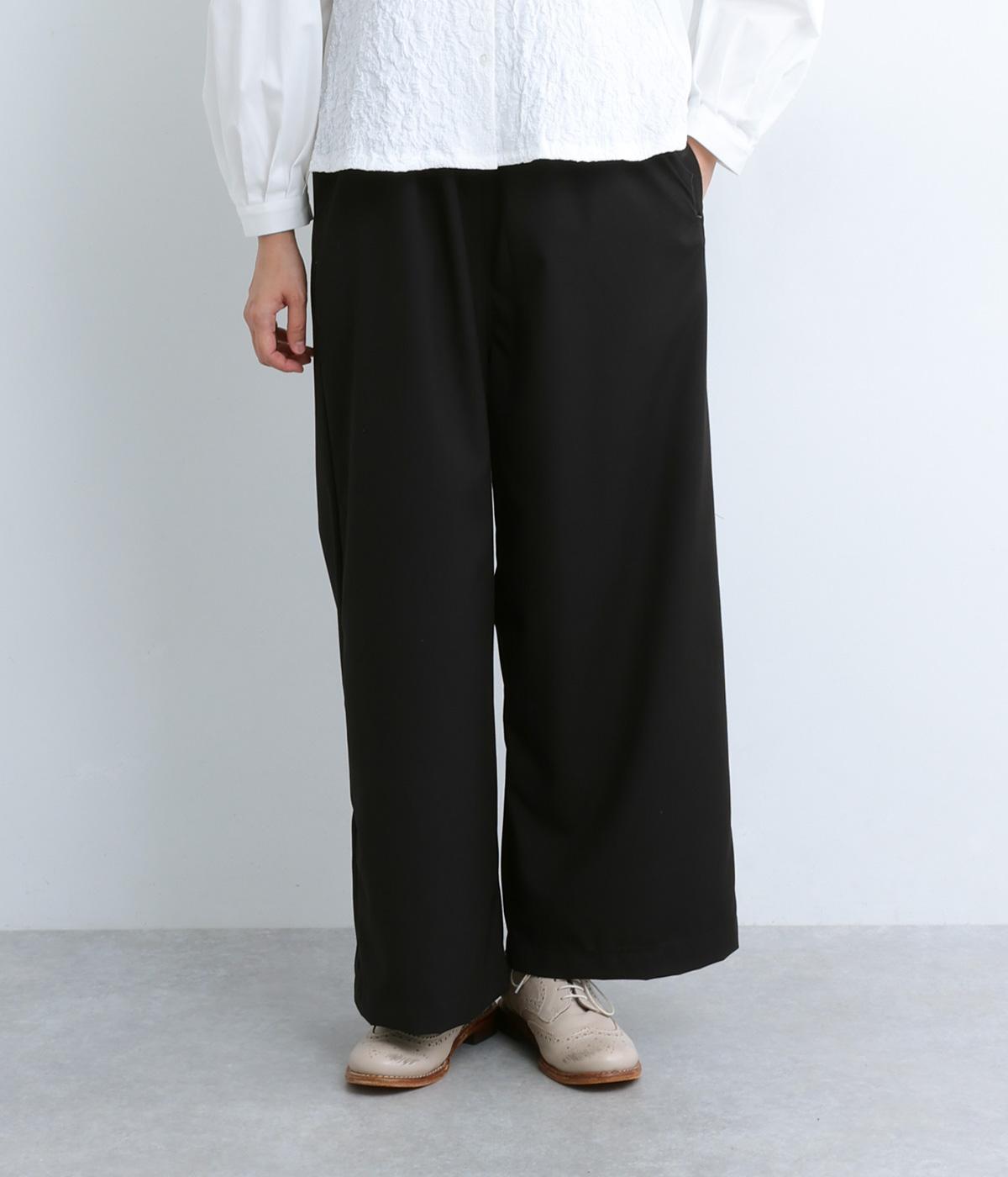 トロフロッキーpolka　イージーワイドパンツ(ブラック-F)