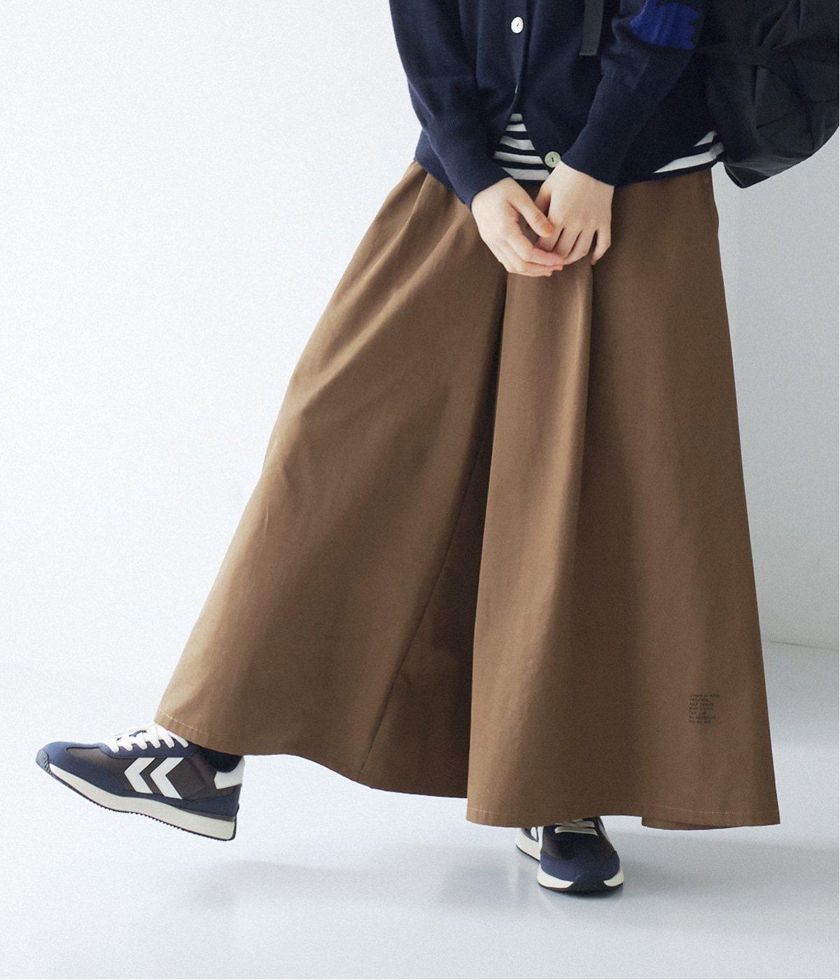 バーバリーフレアーマキシパンツ(キャメル-F)