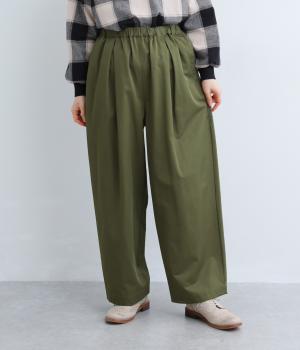 Pomme　バーバリーボリュームタックパンツ