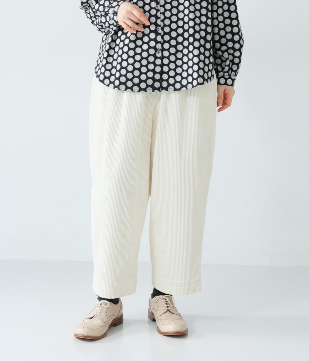 Pomme太コーデュロイパンツ(アイボリー-F)