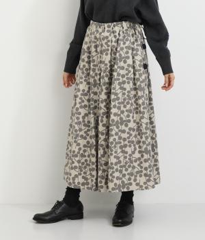 ビエラユーカリプリントキュロットスカート(グレー-F)