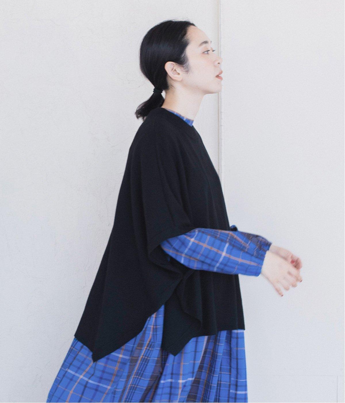 プレーティング総針　ワイドベスト(ブラック-F)