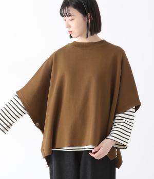 プレーティング総針　ワイドベスト(キャメル-F)