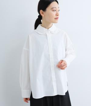 タイプライター　ダブルカラーシャツ(オフホワイト-F)