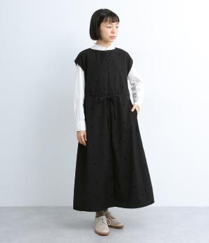 トロフロッキーpolka　2wayノースリーブワンピース(ブラックドット-F)