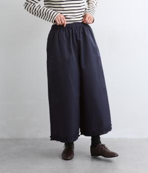 comet 裾フリルクロップドパンツ