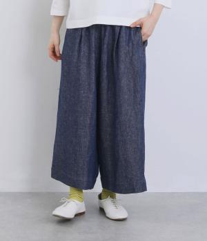 リネンサージ8分丈パンツ