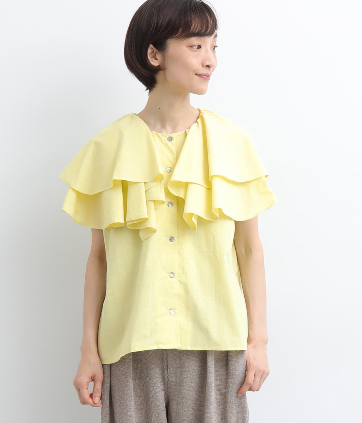 Sono - hinoderiさま　ケープスリーブブラウス コットンレーヨンケープスリーブブラウス｜nop de nod