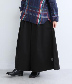 フレアーマキシパンツ（ブラック・M）