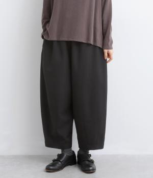 Pommeギャバ裾ダーツ9分パンツ