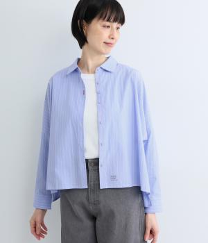 Cielアソートクロップドシャツ(ストライプ-M)