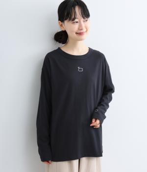 USコットンランダムスワンプリントロンT（ブラック・M）