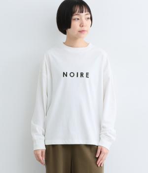 USコットンアソートロゴ袖口リブロンT