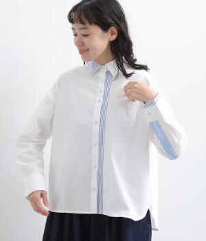 misc袖切り替えシャツ