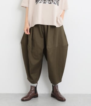 オックスポインテッドパンツ(カーキ-ONESIZE)