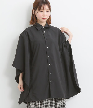 マントシャツ(ブラック-ONESIZE)