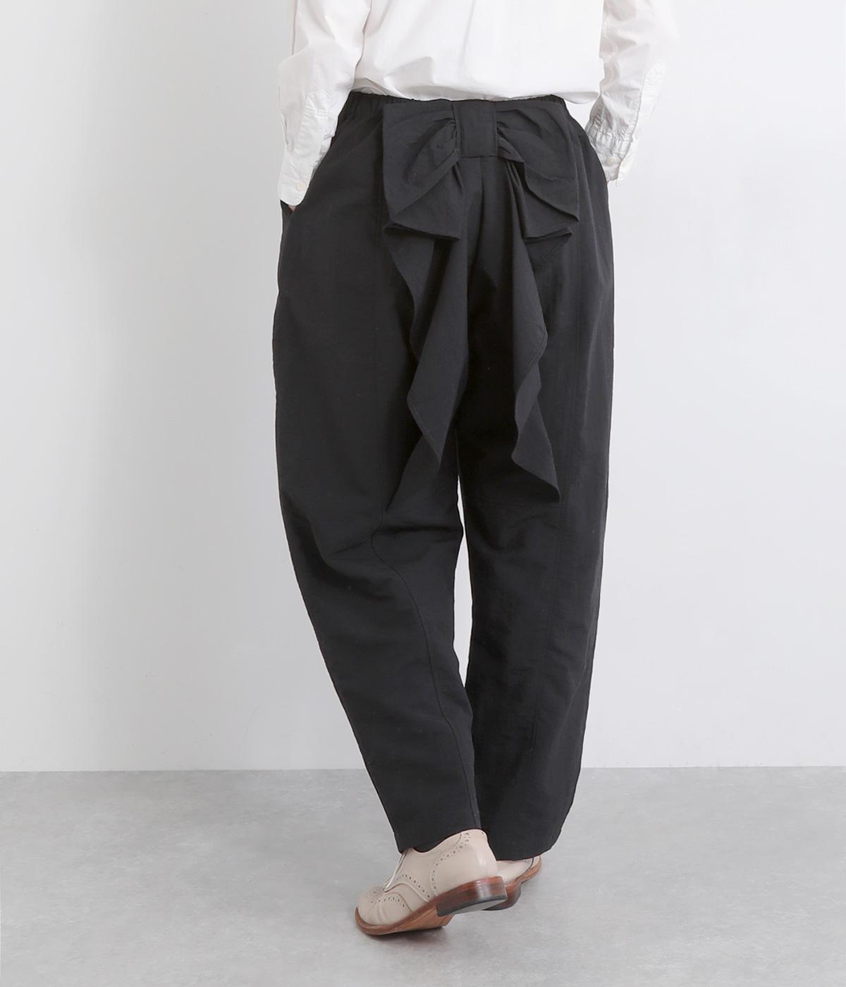 ナイロンバックリボンパンツ(ブラック-2)