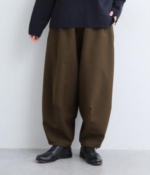 ポリエステル新型ポインテッドパンツ(ブラウン-2)